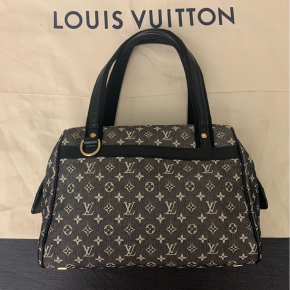 LOUIS VUITTON Josephine Speedy Bag PM Monogram Black Boston Mini Lin Purse - Picture 4 of 16